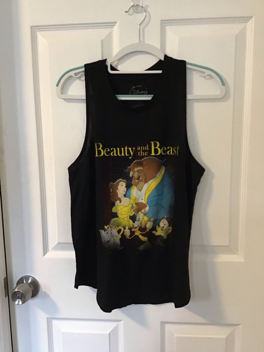 Disney Black Beauty and the Beast Graphic Tank Top